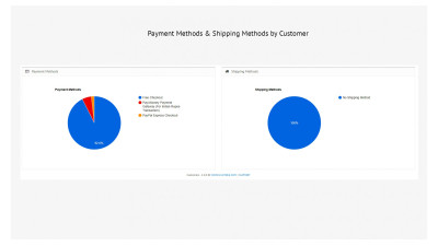 Πίνακας ελέγχου πελατών με επαγγελματικές δυνατότητες για εξαγωγή συμπερασμάτων για τις πωλήσεις. Galaxynet extensions OpenCart.