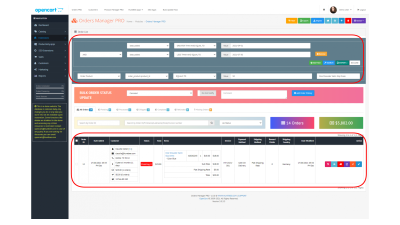 Dynamic Order Management Tool. Galaxynet extensions OpenCart.