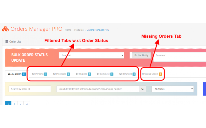 Dynamic Order Management Tool. Galaxynet extensions OpenCart.
