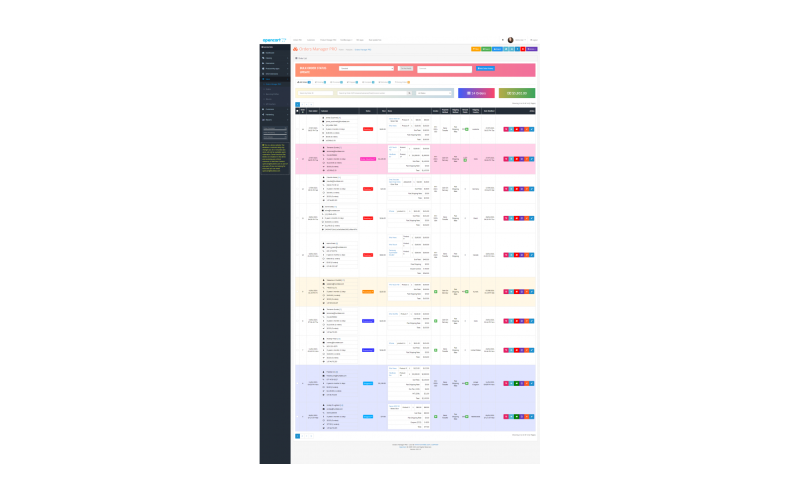 Dynamic Order Management Tool. Galaxynet extensions OpenCart.