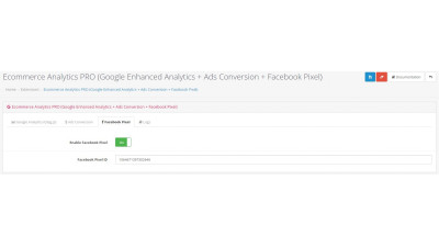 Enhanced Google Analytics e-commerce tracking.