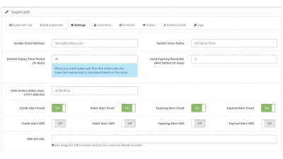 Ενίσχυση πωλήσεων SuperCash. Galaxynet  extensions OpenCart. 
