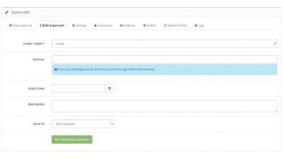 Ενίσχυση πωλήσεων SuperCash. Galaxynet  extensions OpenCart. 