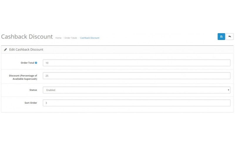 Ενίσχυση πωλήσεων SuperCash. Galaxynet  extensions OpenCart. 