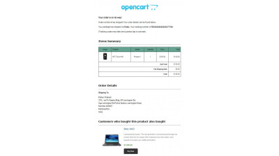 Κατάσταση παραγγελίας Email Galaxynet extensions OpenCart