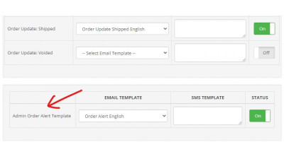 Κατάσταση παραγγελίας Email Galaxynet extensions OpenCart