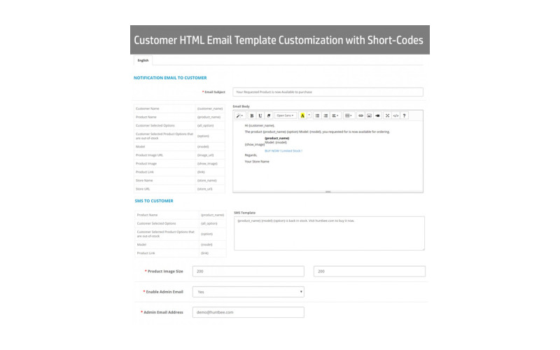 Προϊόν Επιστροφή σε απόθεμα Galaxynet extensions OpenCart.