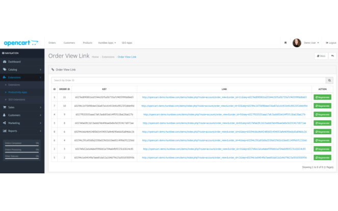 Σύνδεσμος πρόσβασης σελίδας άμεσης παραγγελίας για shop