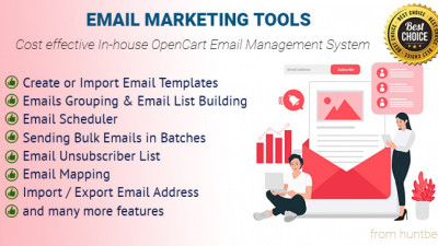Εργαλεία μάρκετινγκ. E-mail μάρκετινγκ μέσω e-mail και διαχείριση καμπάνιας με ομαδική αποστολή e-mail. Galaxynet extensions OpenCart. 