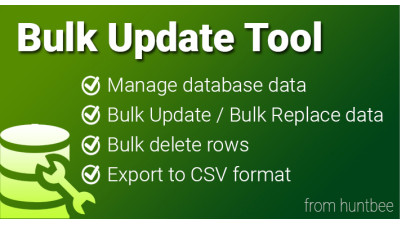 Bulk update or replacement tool for OpenCart