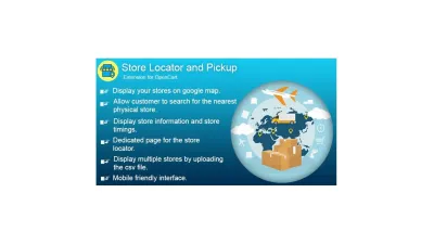 OpenCart Store Locator and Pickup
