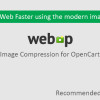 Συμπίεση εικόνας WebP Images. Galaxynet extensions OpenCart